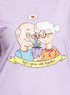 Lilac Printed Long - Sleeve Design 40 - Khotwh